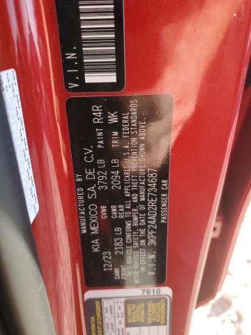 2024 KIA FORTE LX - 3KPF24AD2RE734687