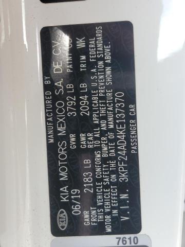 2019 KIA FORTE FE - 3KPF24AD4KE137370
