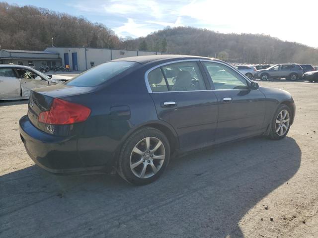 INFINITI G35 2006 blue sedan 4d gas JNKCV51F56M606120 photo #4