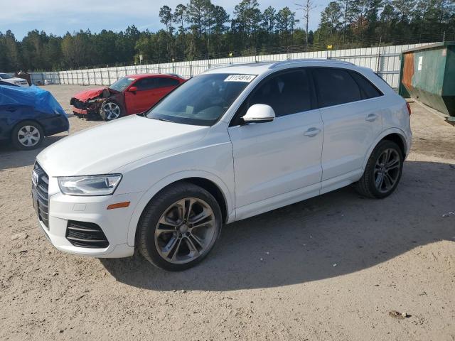 AUDI Q3 PREMIUM 2017 white  gas WA1JCCFS0HR002449 photo #1