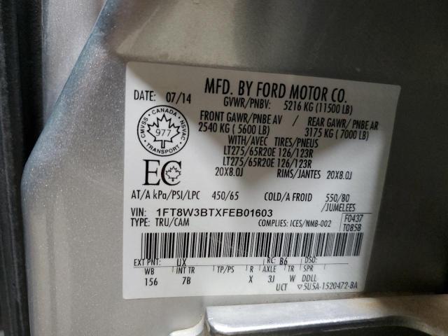 2015 FORD F350 SUPER - 1FT8W3BTXFEB01603