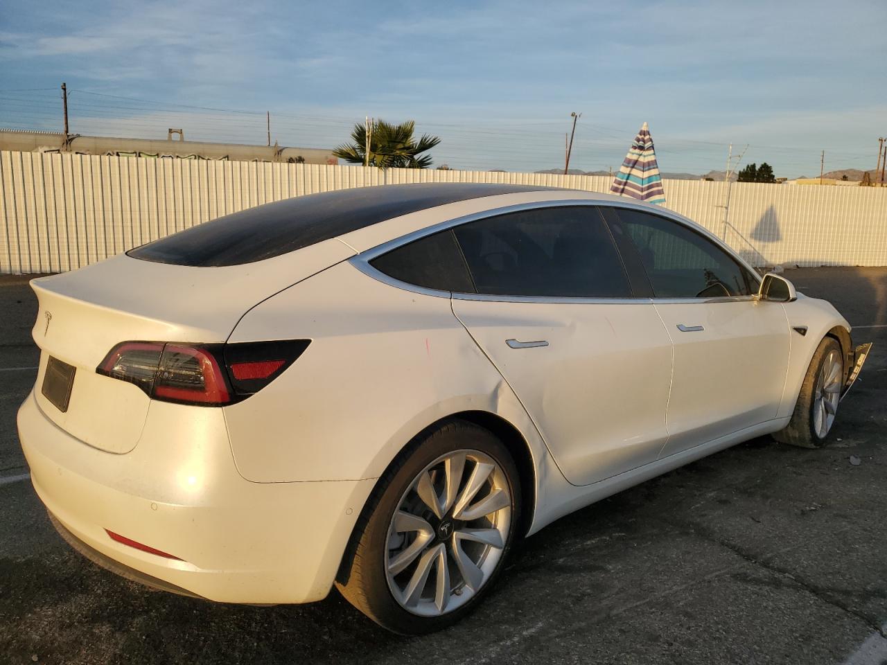 Lot #3033030025 2020 TESLA MODEL 3