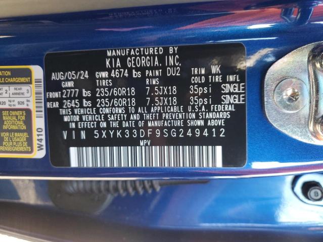 2025 KIA SPORTAGE E - 5XYK33DF9SG249412