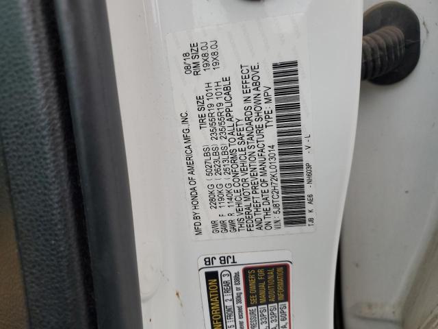 2019 ACURA RDX ADVANC - 5J8TC2H72KL013014