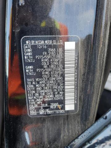 2017 NISSAN JUKE S - JN8AF5MR4HT703978