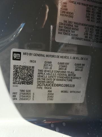 2024 GMC SIERRA K15 - 3GTUUCED8RG395119