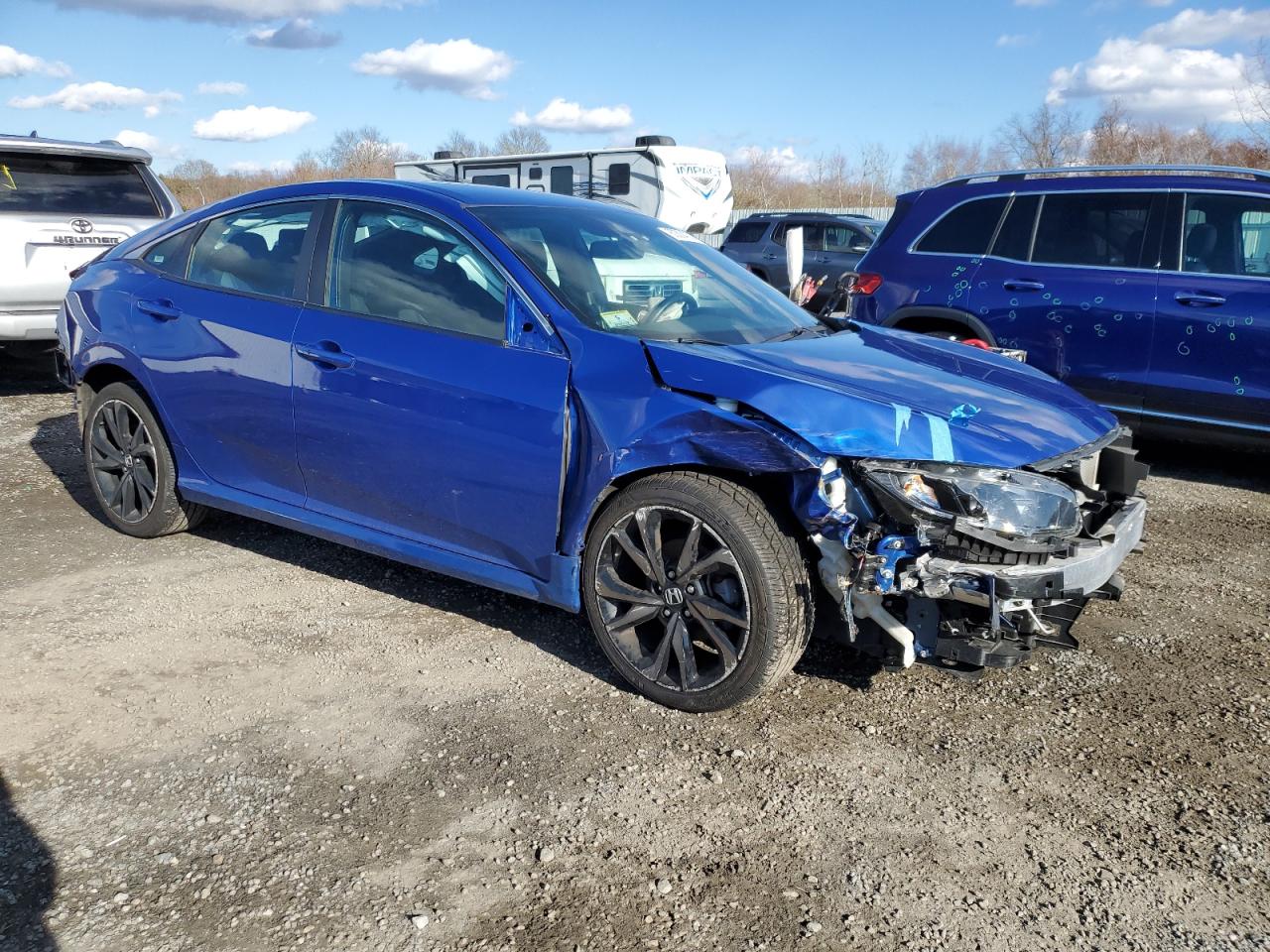 Lot #2986065097 2021 HONDA CIVIC SPOR