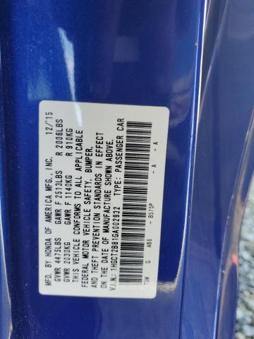 2016 HONDA ACCORD EXL - 1HGCT2B81GA002932