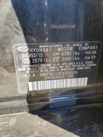 VIN KMHFH4JG4DA308936 2013 Hyundai Azera, Gls no.12