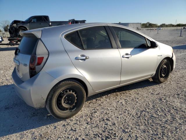 TOYOTA PRIUS C 2012 silver hatchbac hybrid engine JTDKDTB31C1010346 photo #4