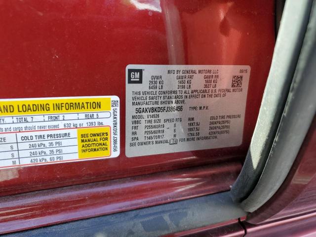 2015 BUICK ENCLAVE - 5GAKVBKD5FJ386456