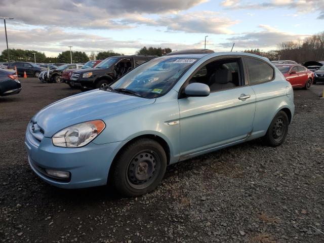 HYUNDAI ACCENT SE 2010 blue hatchbac gas KMHCN3AC7AU172802 photo #1