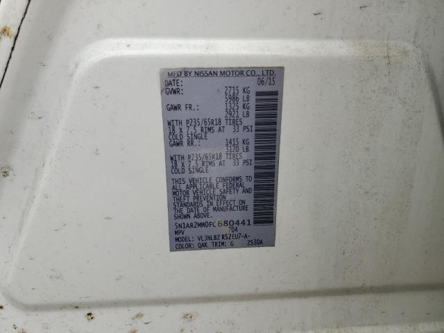 2015 NISSAN PATHFINDER - 5N1AR2MM0FC680441