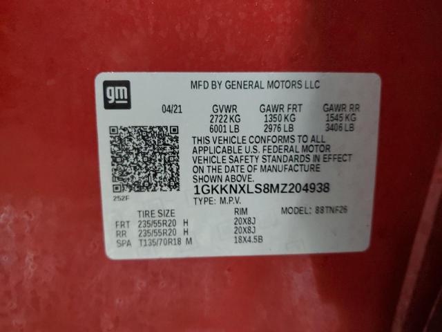2021 GMC ACADIA DEN - 1GKKNXLS8MZ204938