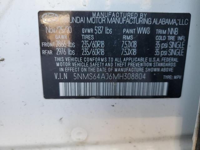 2021 HYUNDAI SANTA FE S - 5NMS64AJ6MH308804