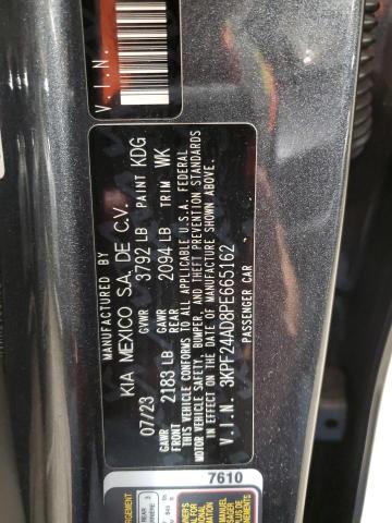 VIN 3KPF24AD8PE665162 2023 KIA FORTE no.12