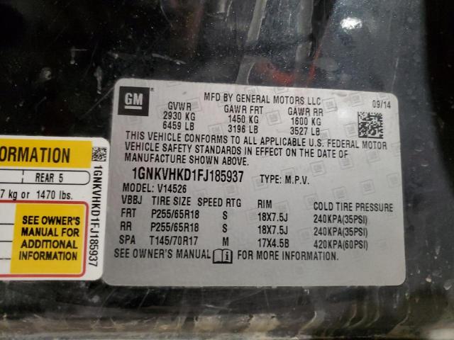 2015 CHEVROLET TRAVERSE L - 1GNKVHKD1FJ185937