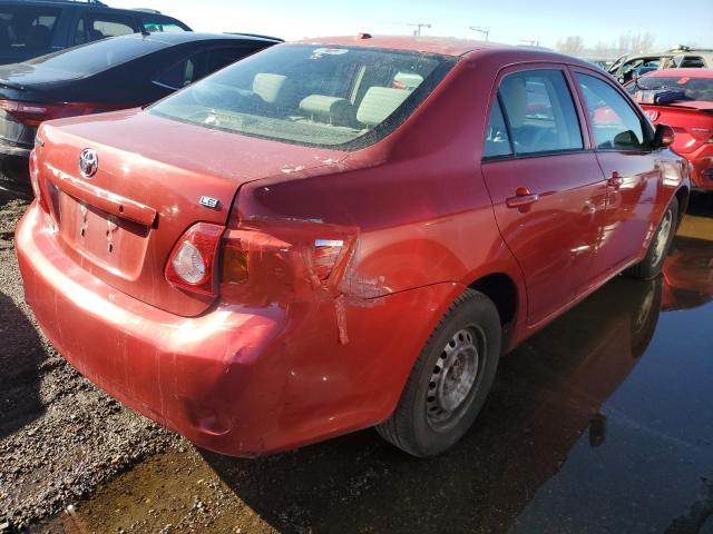 TOYOTA COROLLA BA 2009 red  gas JTDBL40E99J032746 photo #4