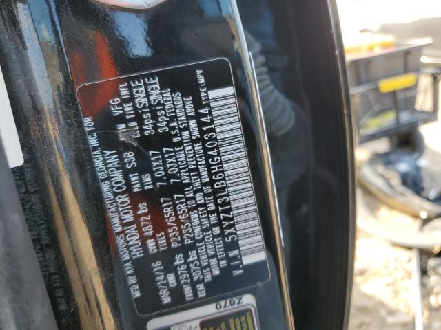 2017 HYUNDAI SANTA FE S - 5XYZT3LB6HG403144
