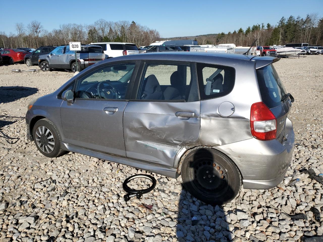 Lot #3017278591 2008 HONDA FIT SPORT