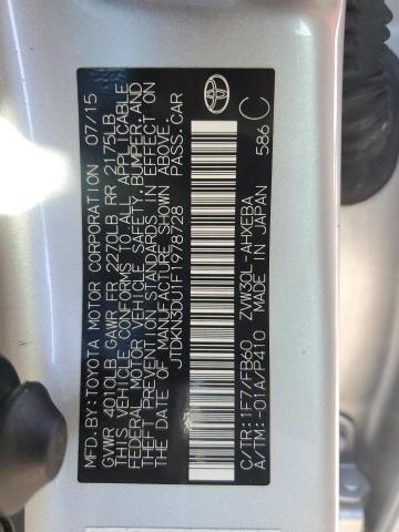 2015 TOYOTA PRIUS - JTDKN3DU1F1978728