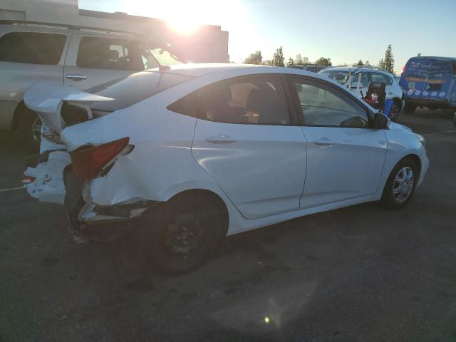 HYUNDAI ACCENT SE 2017 white  gas KMHCT4AE7HU278996 photo #4