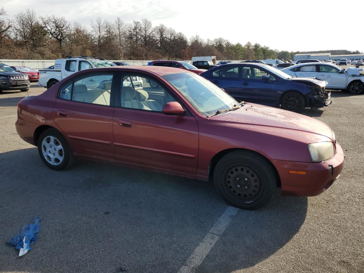 Lot #3020071627 2003 HYUNDAI ELANTRA GL