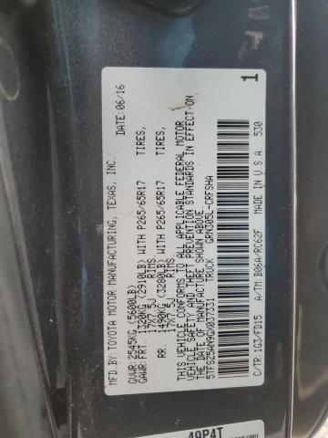 2016 TOYOTA TACOMA SR5 5TFSZ5AN9GX037331