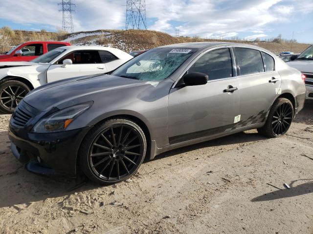 INFINITI G25 2011 gray  gas JN1DV6AR9BM651242 photo #1