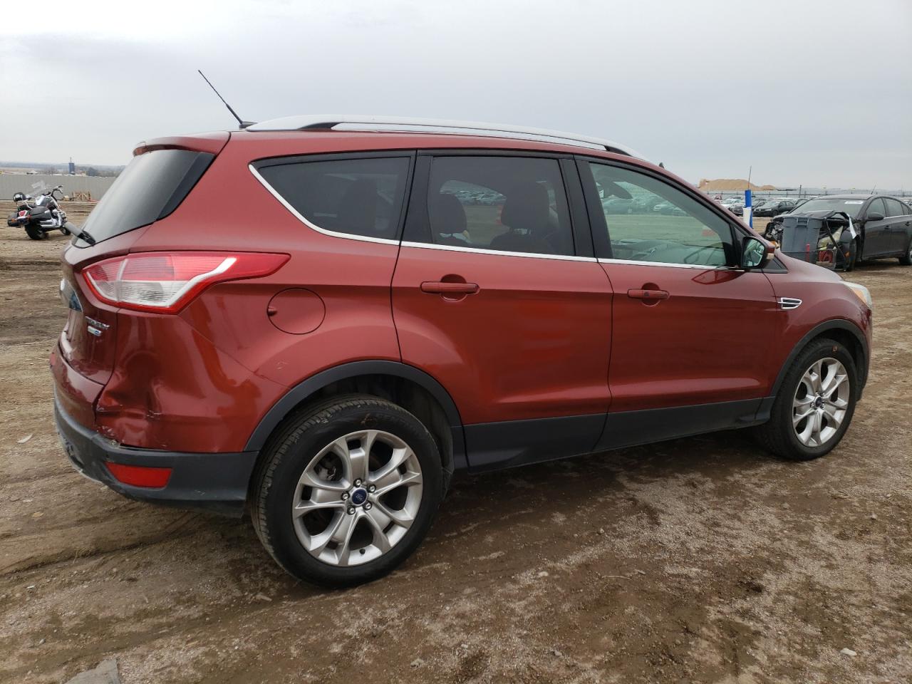 Lot #3024673628 2014 FORD ESCAPE TIT