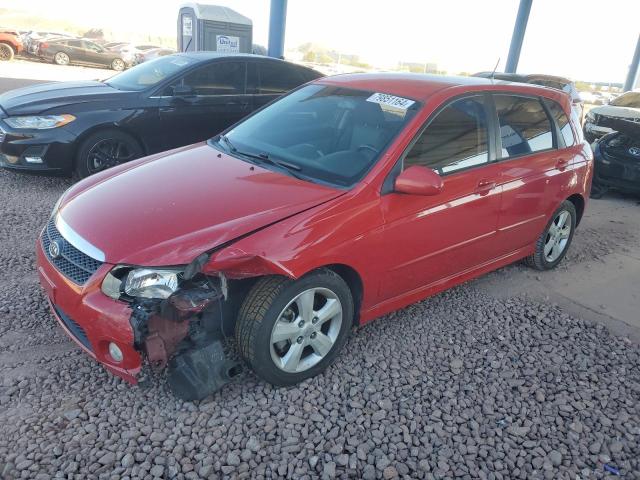 KIA SPECTRA5 5 2008 red  gas KNAFE162785011311 photo #1