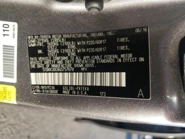 2016 TOYOTA SIENNA LE - 5TDKK3DC8GS757678