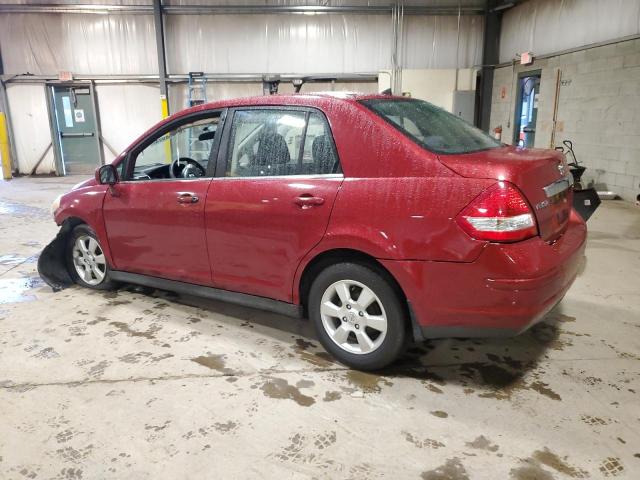 NISSAN VERSA S 2008 red sedan 4d gas 3N1BC11E38L391839 photo #3