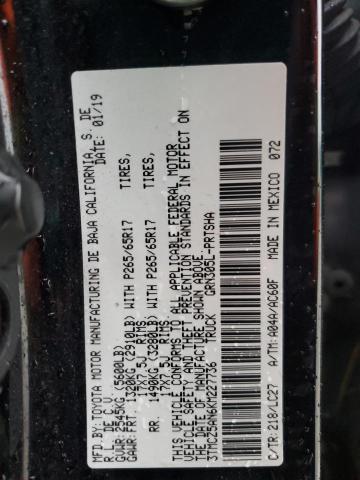 2019 TOYOTA TACOMA DOU - 3TMCZ5AN6KM227736