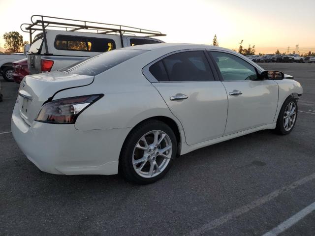 NISSAN MAXIMA S 2013 white  gas 1N4AA5AP0DC844799 photo #4