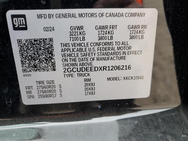 VIN 2GCUDEEDXR1206216 2024 CHEVROLET ALL MODELS no.13