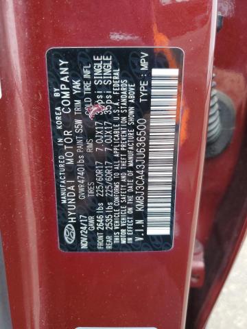 2018 HYUNDAI TUCSON SEL - KM8J3CA43JU636500
