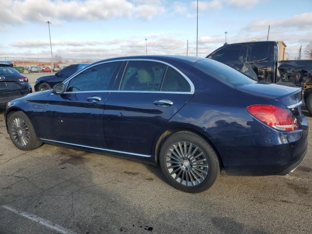 MERCEDES-BENZ C 300 4MAT 2015 blue sedan 4d gas 55SWF4KB5FU040551 photo #3