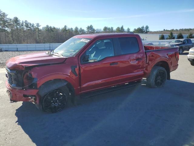 FORD F150 STX 2024 red  gas 1FTFW2L53RKE30697 photo #1