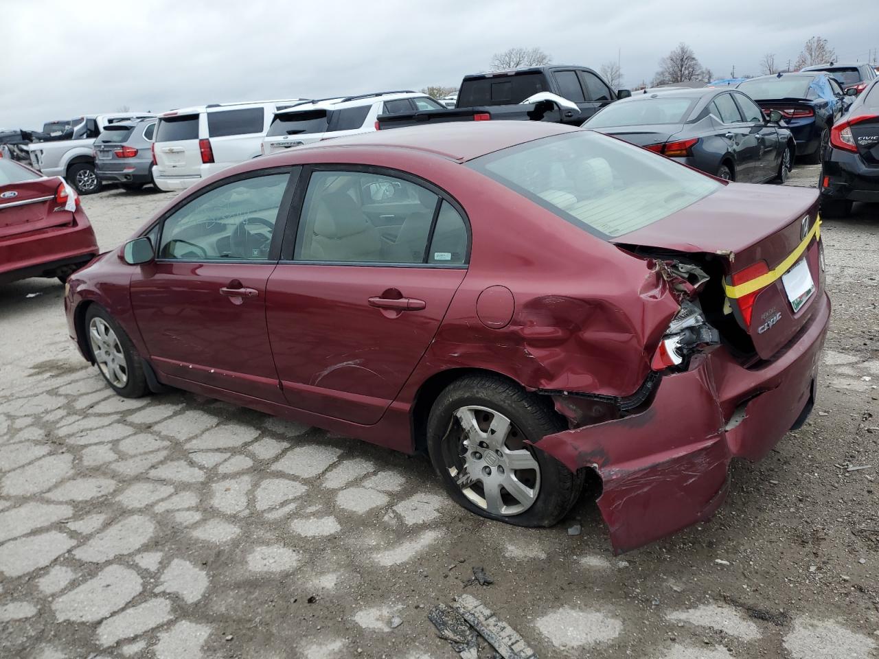 Lot #2998254460 2008 HONDA CIVIC LX