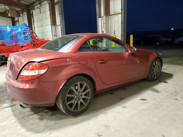 MERCEDES-BENZ SLK 350 2005 red  gas WDBWK56F05F071571 photo #4