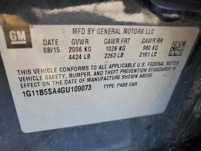 2016 CHEVROLET MALIBU LIM - 1G11B5SA4GU109073