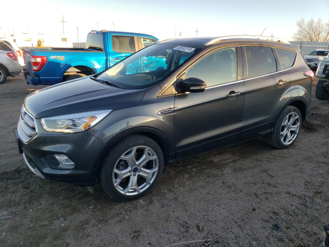 Lot #3024915365 2017 FORD ESCAPE TIT