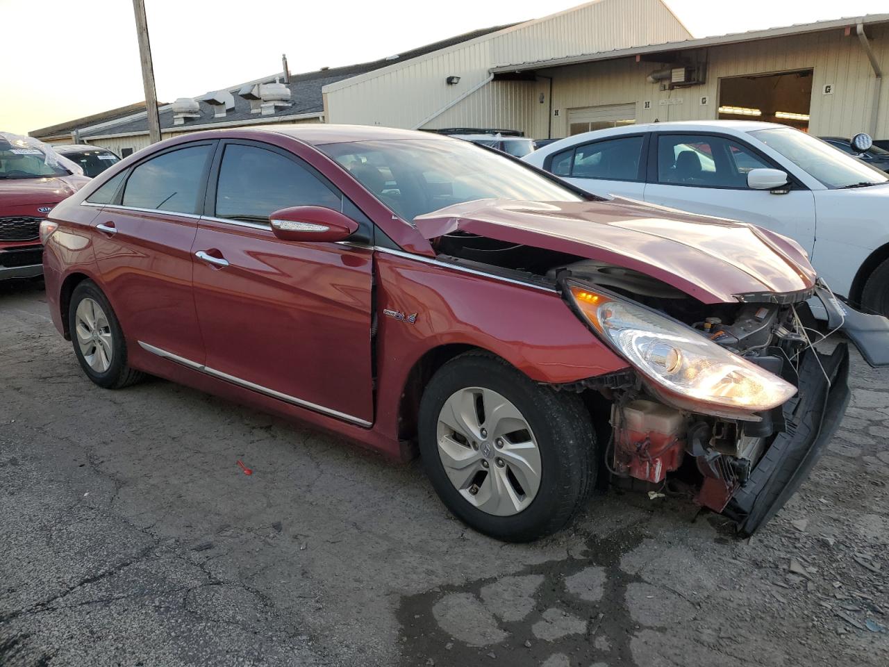 Lot #3020971840 2014 HYUNDAI SONATA HYB