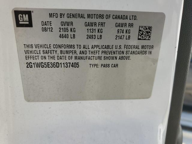 VIN 2G1WG5E36D1137405 2013 CHEVROLET IMPALA no.12