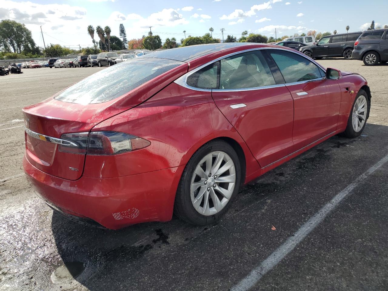 Lot #3033462081 2018 TESLA MODEL S