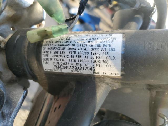 2009 KAWASAKI EN500 C - JKAENVC189A212946
