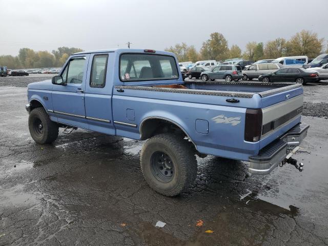 FORD F150 1996 blue  gas 1FTEX14N8TKA25346 photo #3