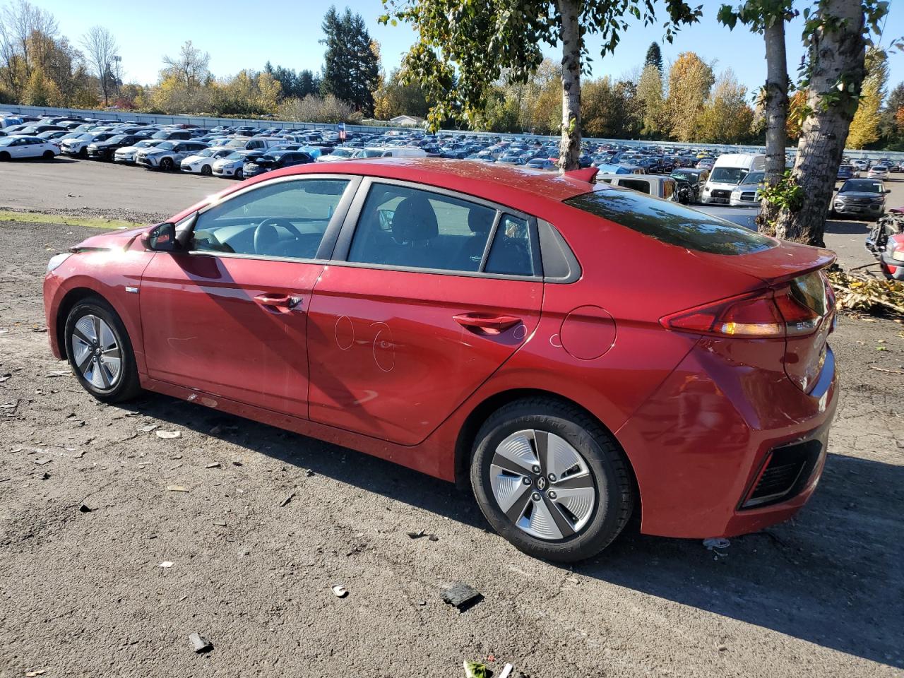 Lot #2989333576 2019 HYUNDAI IONIQ BLUE