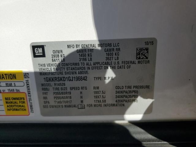 2016 GMC ACADIA SLT - 1GKKRSKD1GJ196842